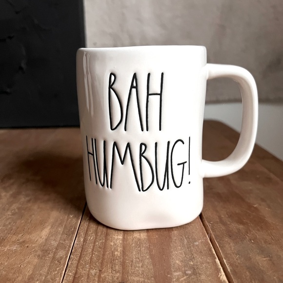 Rae Dunn Bah Humbug White Mug - Picture 1 of 4